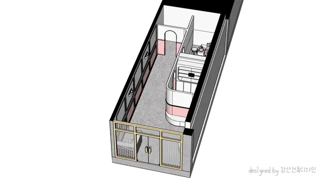 울산 인테리어 남구 15py 뷰티샵 울산 남구 인테리어 시공 현장 사진 1