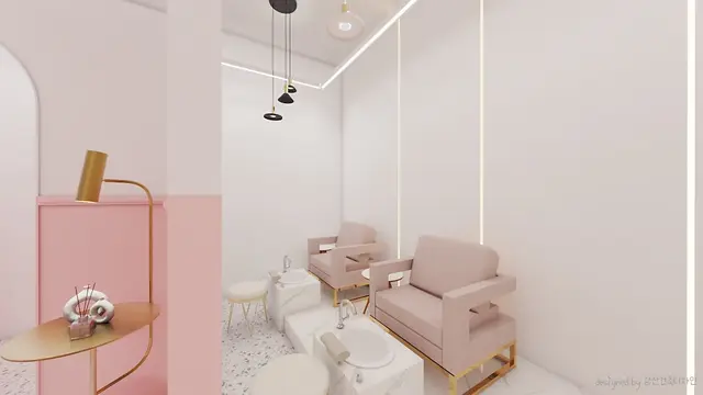 울산 인테리어 남구 15py 뷰티샵 울산 남구 인테리어 시공 현장 사진 6