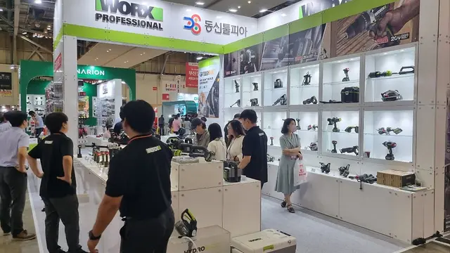 2023부산코리아빌드 방문 기록 부산 시각화 시공 현장 사진 11