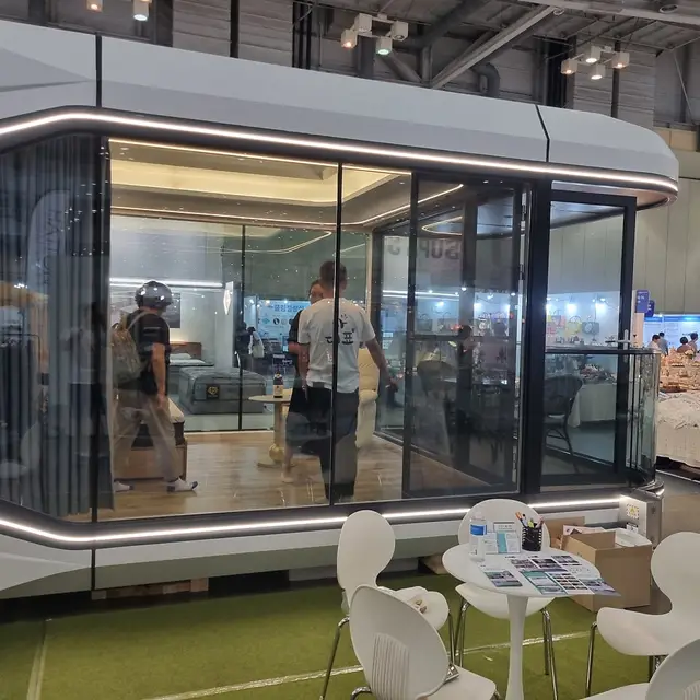 2023부산코리아빌드 방문 기록 부산 시각화 시공 현장 사진 20