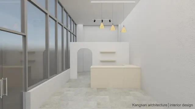 강동 화이트톤 주류 판매점 인테리어 공사 이야기 강동 인테리어 시공 현장 사진 5
