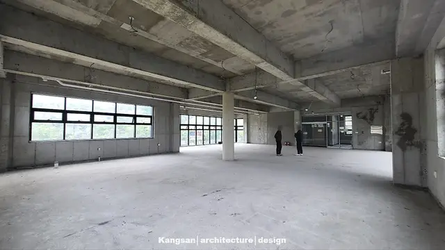 심플한 인테리어 70평대 사무실의 새로운 풍경 울산 인테리어 시공 현장 사진 2