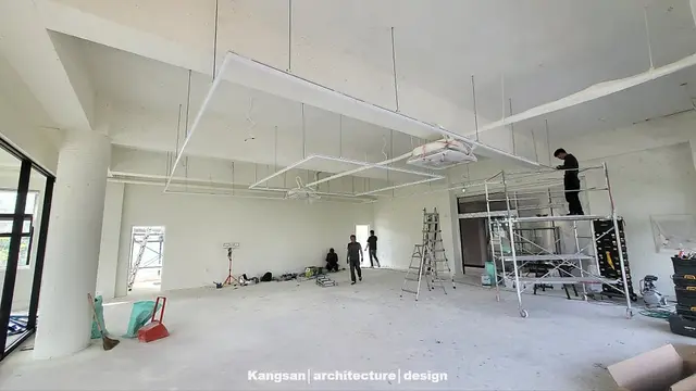 심플한 인테리어 70평대 사무실의 새로운 풍경 울산 인테리어 시공 현장 사진 54