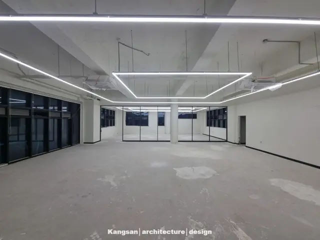 심플한 인테리어 70평대 사무실의 새로운 풍경 울산 인테리어 시공 현장 사진 59
